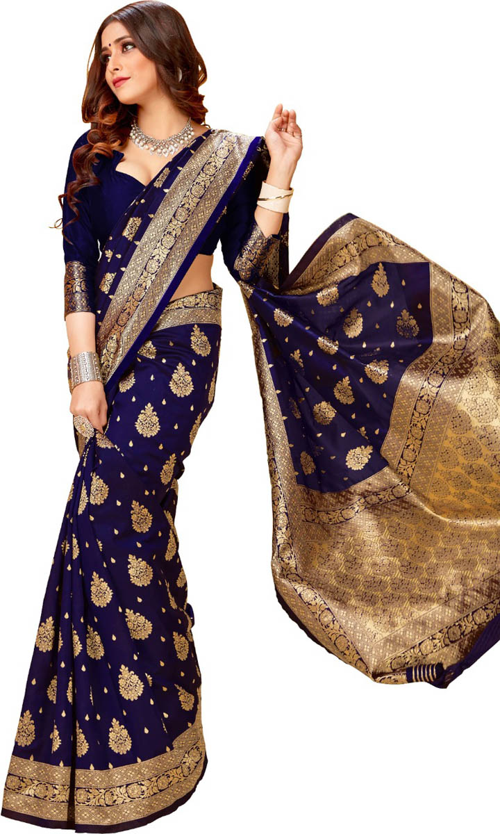 fcity.in - Riva Enterprise Women Bandhni Ruffle With Rich Look Party Wear  Saree