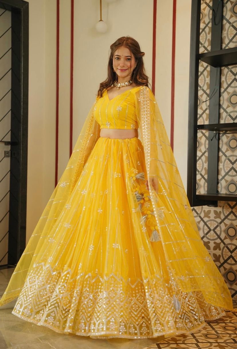 Georgette Fancy LehengaManufacturer, Exporter at the best price