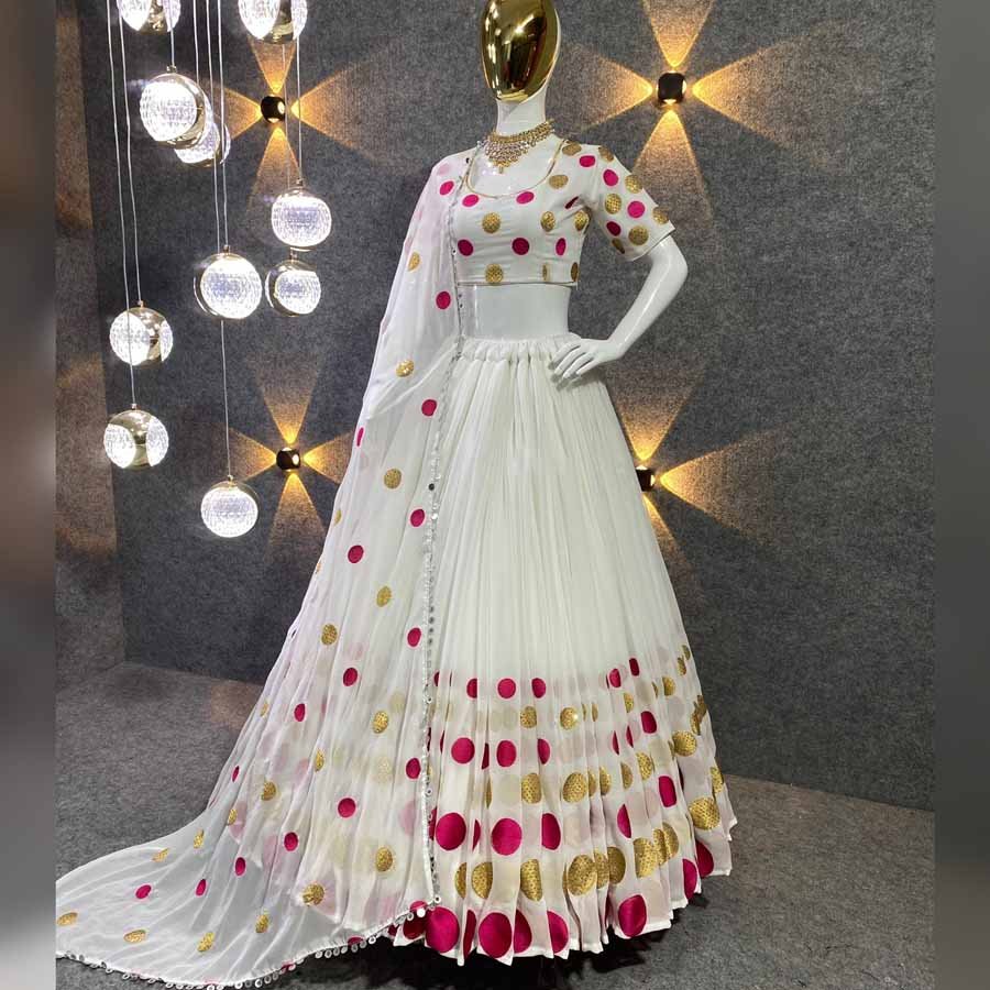 Maroon And Aqua Party Wear Semi Stitched Choli Suit In Banarasi Silk | Shop Designer  lehenga choli | Party wear lehenga, Lehenga choli, Wedding lehenga designs