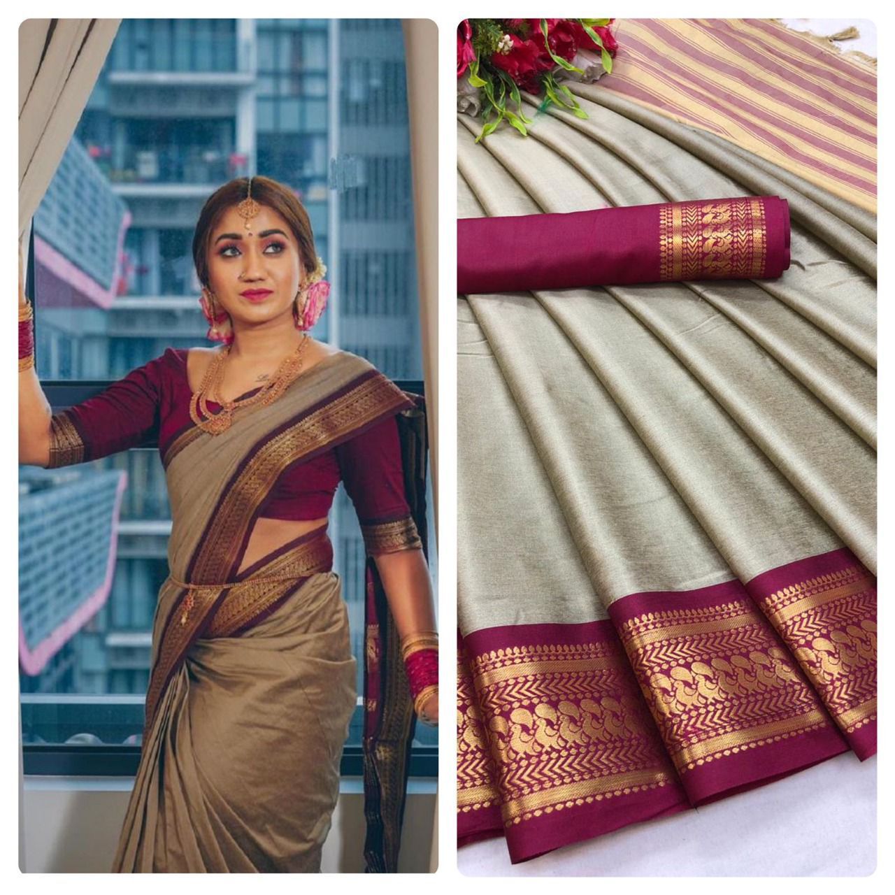 mercerized cotton sarees, Occasion : Festival Wear, Party Wear, Wedding  Wear, Color : Multicolor at Rs 4,999 / Piece in Hyderabad