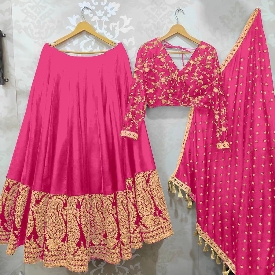 Buy Festival Wear Blue Gamthi Work Cotton Lehenga Choli Online From Surat  Wholesale Shop.
