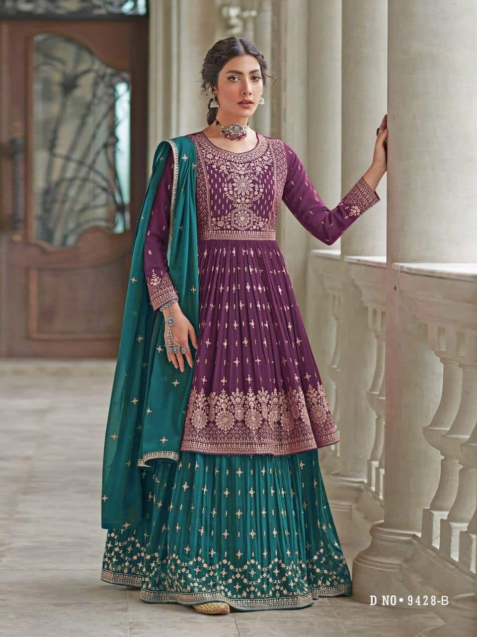 Women Ethnic Top and Skirt Set Rayon – Fiza Fashions