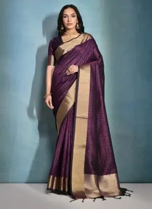 Satin Silk Sari