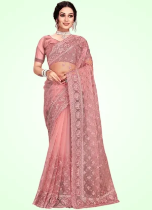 Embroidered Saree