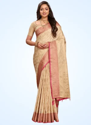 Cotton silk saree