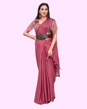 Satin Silk Sari