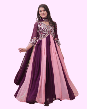 Gown With Dupatta