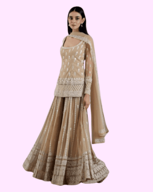 Top Palazzo With Dupatta