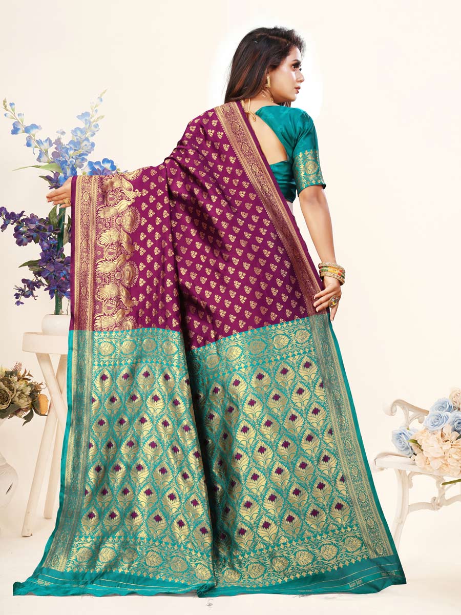 1-wedding-wear-banarasi-silk-jacquard-work-saree-with-unstitched-blouse-party-wear-wholesale-price-ethnic-garment-7.jpg